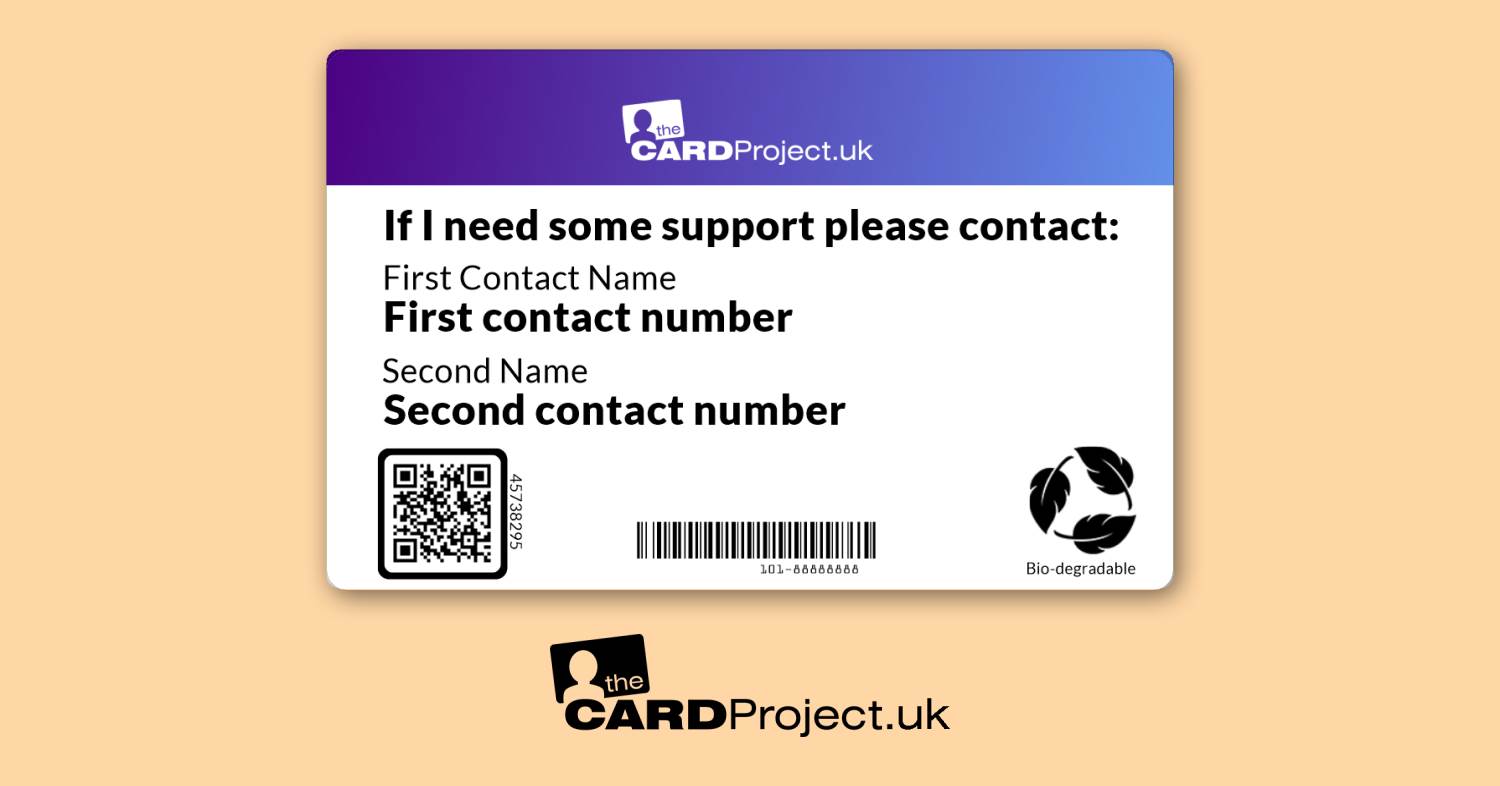 Sleep Apnea Photo ID Card (REAR)